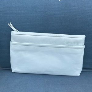 Pale blue Nordstrom clutch